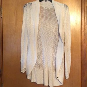 Cream colored cardigan